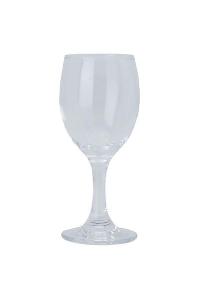 ALSAIF Glass Cups Set 6.5 Oz 6 Pieces Clear