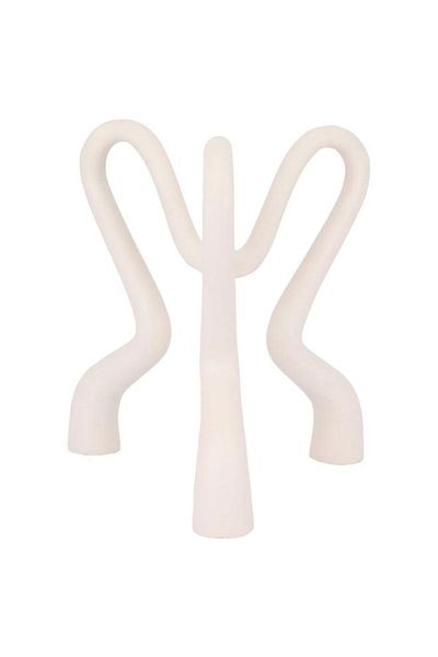 ALSAIF Iron Candle Holder Beige