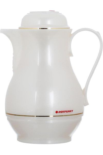 ALSAIF Rotpunkt Glass Thermos 0.5 Liter Plastic Body Pearl