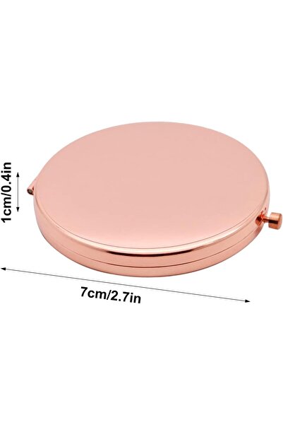 Tahtakale Dünyası Rose Bronz Renk Katlanır Ayna Kaliteli Çok Şık Taşınabilir ...