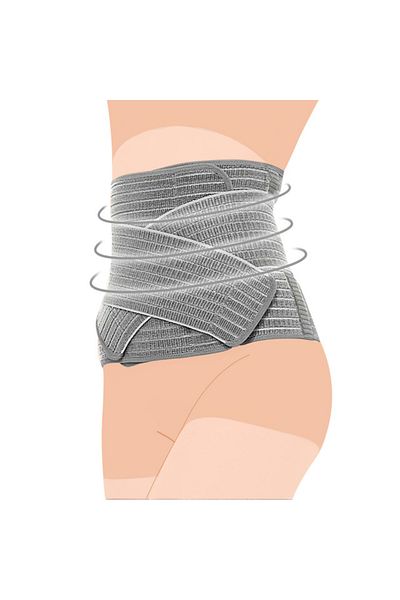Sunveno Postpartum Abdominal Maternity Belt - Grey, L/XL