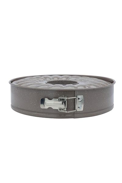 ALSAIF Bake Chef Granite Cake Mold Round 24Cm Light Brown
