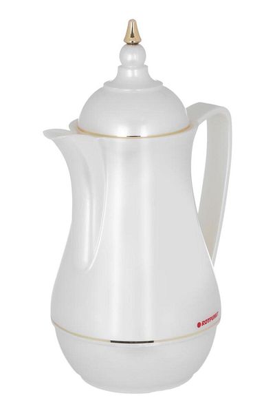 ALSAIF Rotpunkt Glass Thermos 0.5 Litres Plastic Body Light Beige