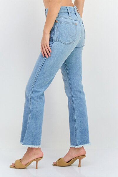 WRANGLER Women Regular Fit Washed No Stretch Jeans, Blue