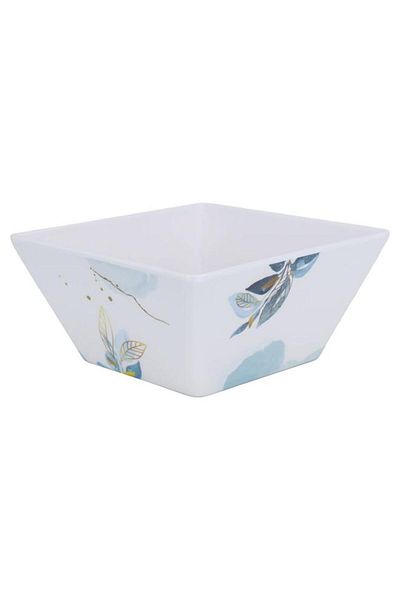 ALSAIF Porcelain Salad Bowl Deep Medium Blue