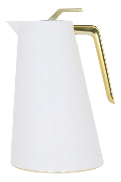 ALSAIF Glory Glass Thermos 1.5 Liters Plastic Body Beige