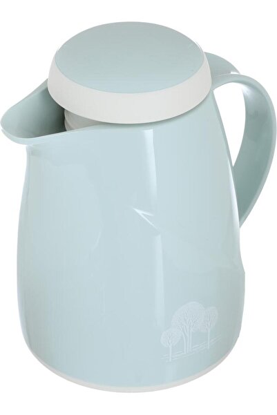 ALSAIF German Plastic Thermos 0.3 L Tree Pattern Cyan