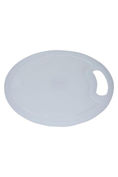 ALSAIF Plastic Cutting Board 30X30X1 Round Large White