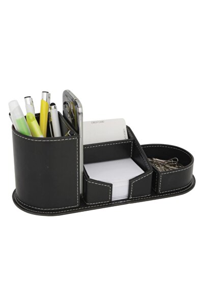 Genel Markalar Masaüstü Suni Deri Kalemlik Notluk Kartvizitlik ve Ataş Bölmel...