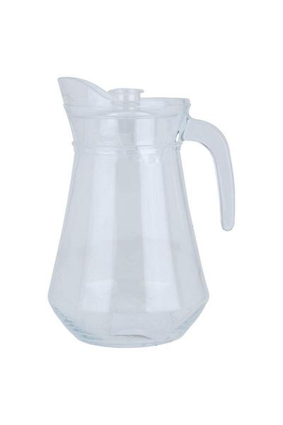 ALSAIF Geek Glass 1400 Ml With Lid Transparent