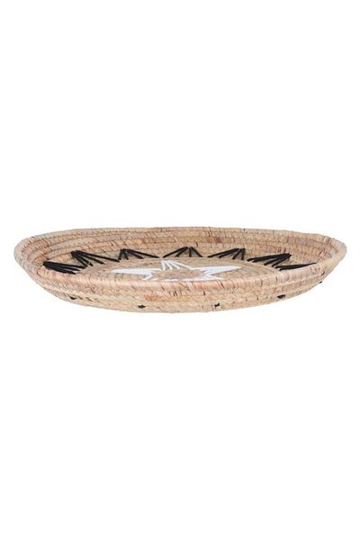 ALSAIF Sword Wicker Bowl 42X5 Cm Beige