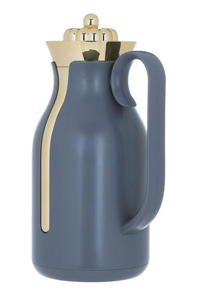 ALSAIF Rayana Plastic Thermos 1 Liter Gold Grey