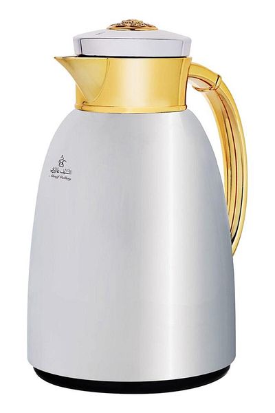 ALSAIF Yatooqthermal Glass Thermos 1.3 Liters Silver
