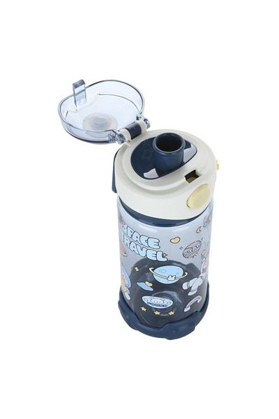 ALSAIF Plastic Water Bottle For Children 580 Ml With Lid Blue