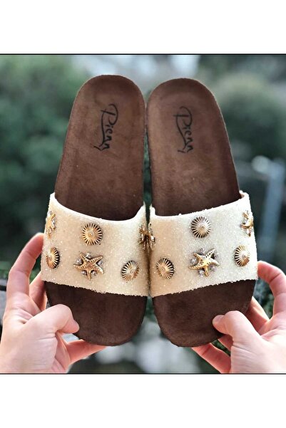 Pandalina Women's Slippers Summer Non-Slip Sole Extra Comfortable Sole Slippers Women's Rhinestone Pool Daily Slippers