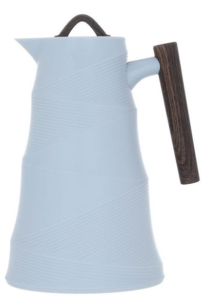 ALSAIF Glory Bamboo Glass Thermos 1 Liter Plastic Body Pearl