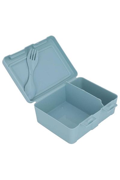 ALSAIF Plastic Lunch Box Divided Blue