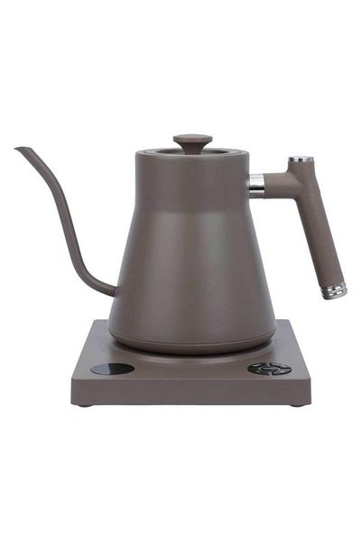 ALSAIF Yk E138 Distillation Kettle Steel 1 Liter 1200 Watt Base Touch Control Dark Gray