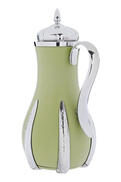 ALSAIF Sana Plastic Thermos Set 1 Liter Light Green
