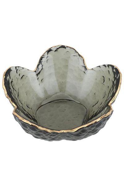 ALSAIF Glass Plate 4×9×4.5 Cm Grey