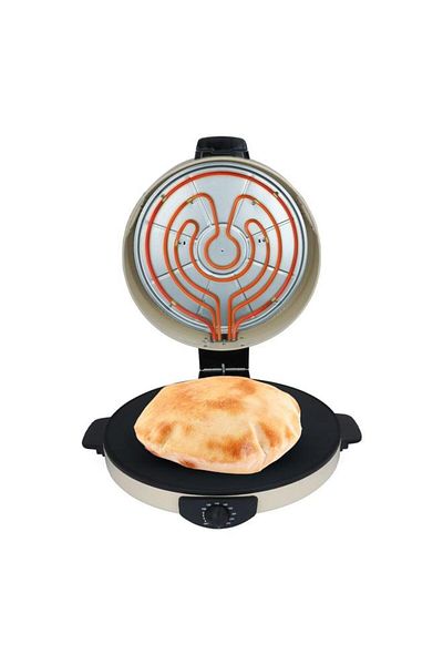 ALSAIF Electric Baker 45 Cm 2600 Watt 2 Slots Beige
