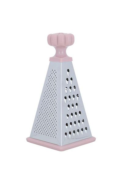 ALSAIF Steel Grater 11X11X23 Cm Rose Silver