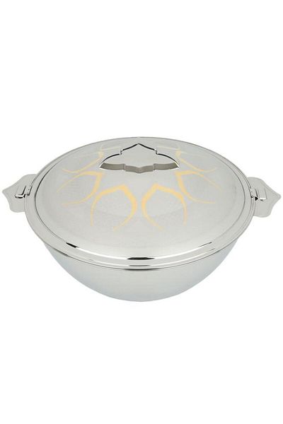 ALSAIF Afnan Steel Container 7 L Gilded Silver