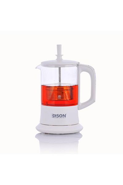 ALSAIF Kettle And Tea Maker Glass 0.5L 1100W White