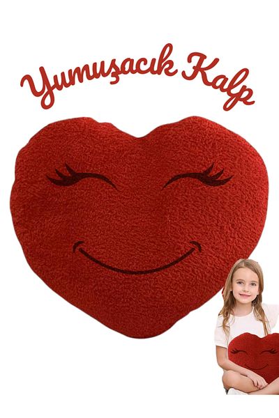 esdishopping Romantic Plush Heart Pillow – Loving Gift for Valentine's Day and Special Occasions