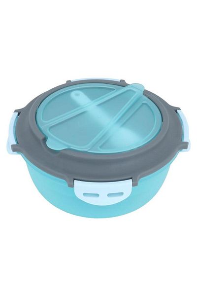 ALSAIF Plastic Lunch Box 1.2 Liter Light Blue
