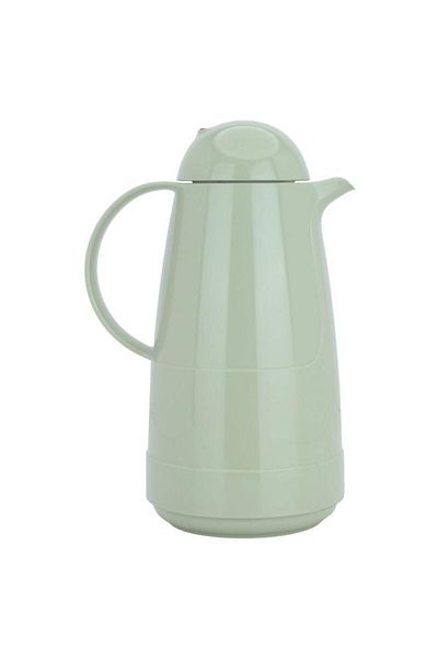 ALSAIF Glass Thermos 1 Liter Plastic Body Green