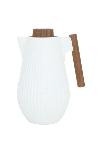 ALSAIF Plastic Thermos (Liar) 1 Liter White