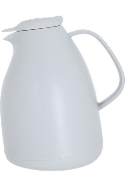 ALSAIF Glass Penguin Thermos 1 Liter Plastic Body Light Grey