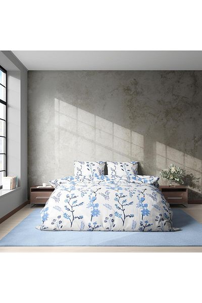 Menderes Home Cotton Collection Ranforce R Σετ Παπλωματοθήκη Μονή Άνοιξη