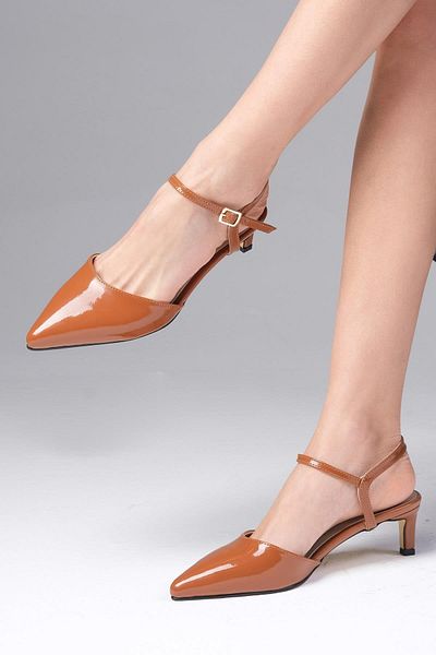 Mio Gusto Filippa Tan Color Women's Heeled Shoes