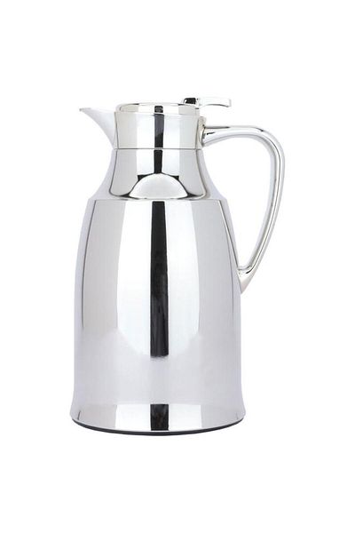 ALSAIF Al Diriyah Plastic Thermos 1.3 Liter Silver