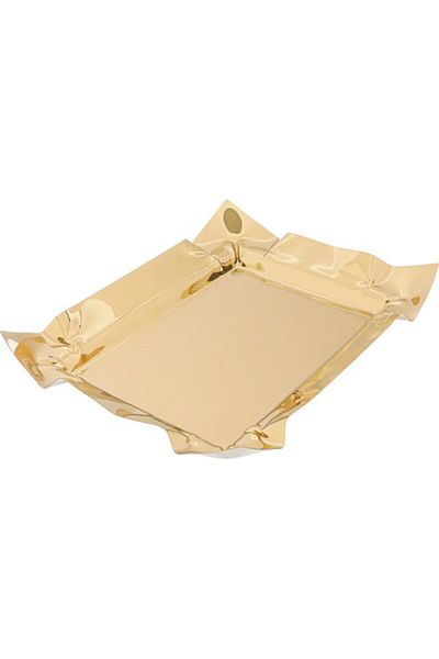 ALSAIF Tofaria Steel Presentation 39 X 29 X 6 Cm Rectangle Gold