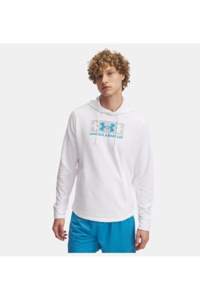 Under Armour Erkek UA Rival Terry Logo Hood Sweatshirt 1390141-100