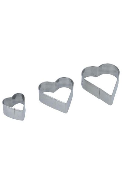 ALSAIF Steel Cookies Mold Set 6 Pieces Silver