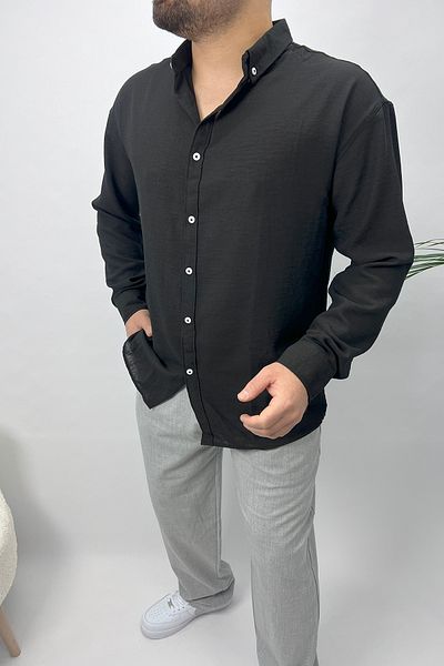bafatex Πουκάμισο Oversize από λινό μπαμπού