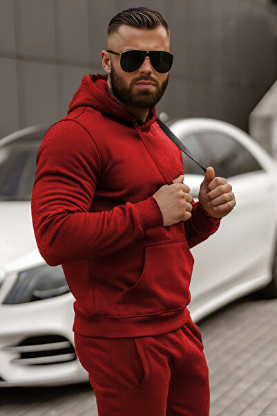 CMZ COLLECTİON Erkek Kanguru Cepli Kapşonlu Oversize Eşofman Takım