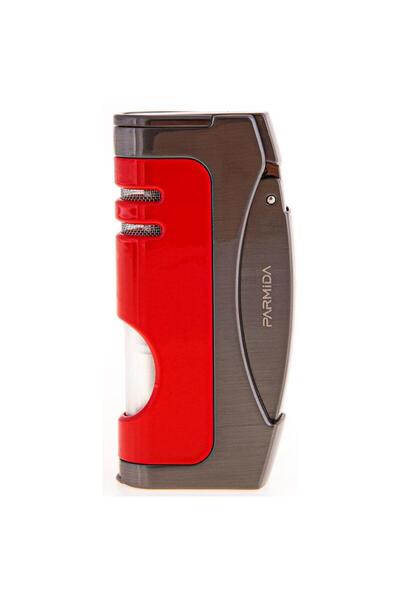 Parmida Tek Torch Pürmüz Kırmızı Puro Çakmağı - TR3473