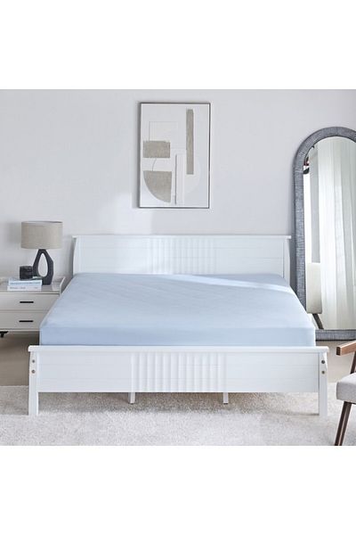 Home Box Bristol Polycotton King Fitted Sheet 180x200+25 cm