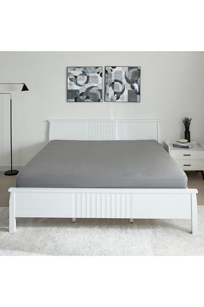 Home Box Essential Cotton Super King Fitted Sheet 200x200+36 cm