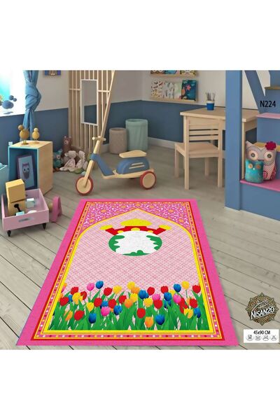 simply line Fete Băieți Namaza primul pas Covor de rugăciune pentru copii Cov...