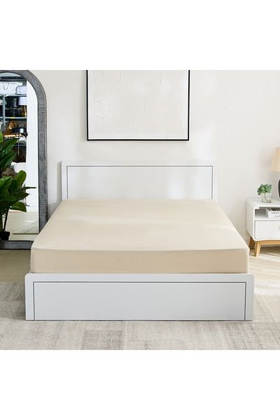 Home Box Essential Cotton Queen Fitted Sheet 150x200+36 cm