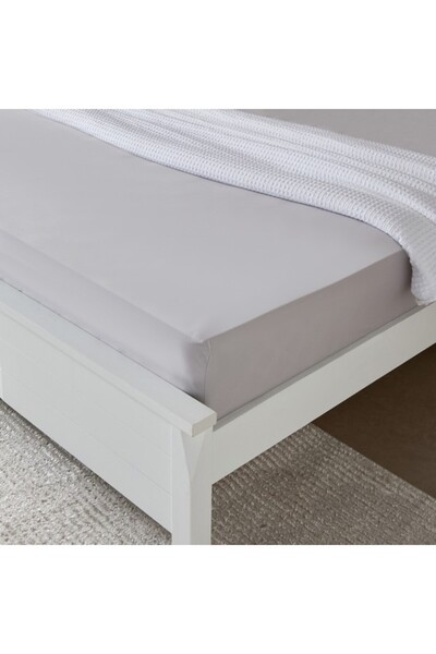Home Box Purely Percale Queen Fitted Sheet 150x200+40 cm