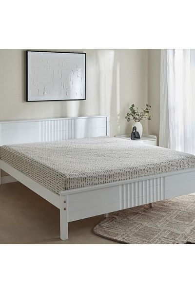 Home Box Luxot Monoleaf Printed Cotton King Fitted Sheet 180x200+33 cm