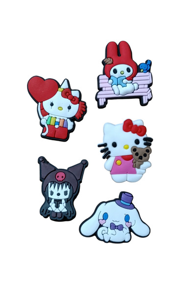 Kaptan Mavi Kuromi, Hello Kitty, Cinnamoroll, My Melody Silikon Terlik Sandal...