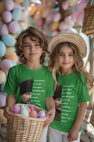 MYADA 23 aprilie 19 mai Cuvintele lui Ataturk către cei mici Tricou imprimat ...